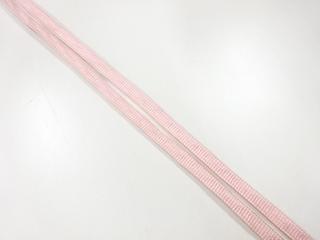 アンティーク　正絹　帯留め用手組三分紐